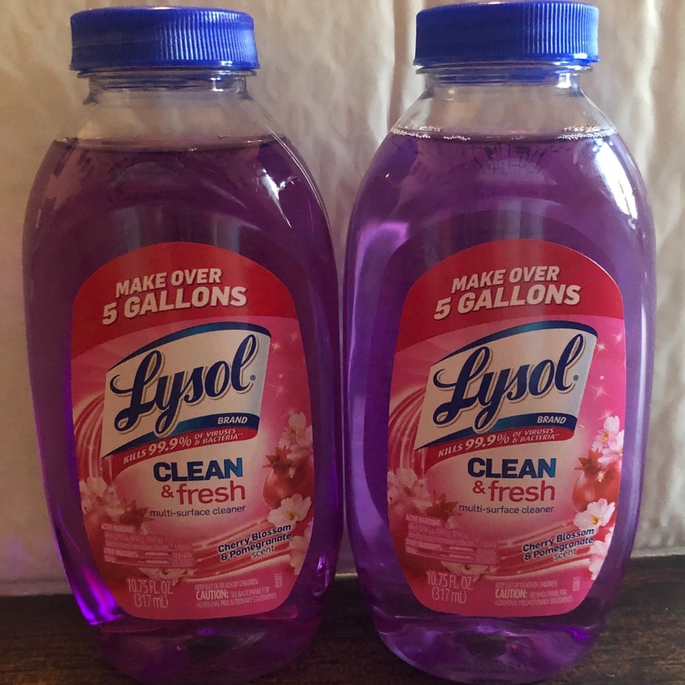 2 Bottles Lysol refill disinfectant 10.75 oz each